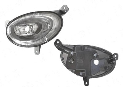 Lampa semnalizare fata cu Proiector de zi , Daytime running Fiat 500x, 04.2015-, fata, Stanga, cu Proiector de zi , Daytime running; P21W+PY21W; fara foto