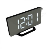 Ceas Digital Led Oglinda tip LCD Cu Lumina Verde, Alba, Rosie