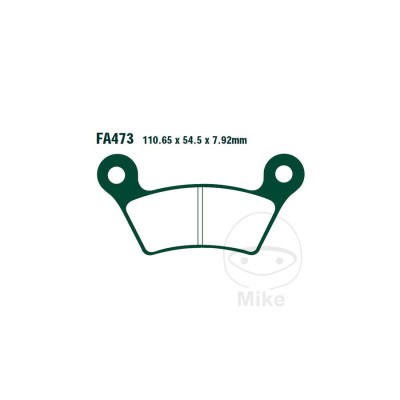 MBS Placute frana CAN-AM Spyder 1000 RS SM5 - - - 2010 EBC FA473, Cod Produs: 7323389MA foto