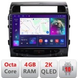 Navigatie Toyota Land Cruiser V8 L200 2009-2020 QLED 2K Octa core 4+32 DSP 360 Optic FHD internet gps radio carplay android auto kit-381-type-b+EDT-E4