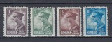 ROMANIA 1930 LP 87 CAROL II POSTA AERIANA UZUALE SERIE MNH