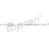 Cablu, deblocare usi VW GOLF IV (1J1) (1997 - 2005) TOPRAN 109 905