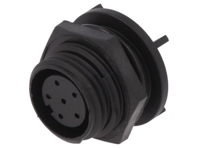 Conector Circular Soclu Mamă 6P IP68 125V foto