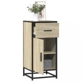 Cumpara ieftin Dulap, stejar sonoma, 35,5x35x76 cm, lemn prelucrat și metal