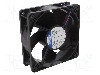 Ventilator 119x119x38mm, 12V DC, volum aer 240m3/h, lagar cu bila, EBM-PAPST - 4412H foto