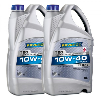 Pachet 8 litri Ulei Ravenol TEG 10W40 foto