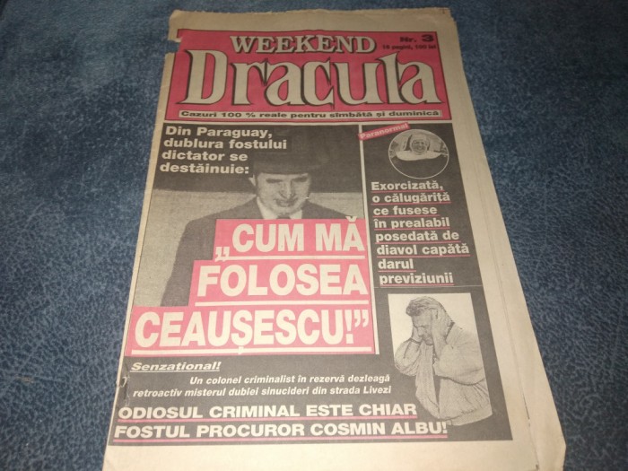 REVISTA WEEKEND DRACULA NR 3