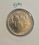 594 San Marino 50 Lire 1972 KM#19, excelenta