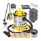 Aspirator cu Filtru HEPA 2 in 1, putere 2000W 20 litri pentru semineu cenusa, Powermat
