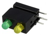 LED 3mm Verde/Galben 20mA