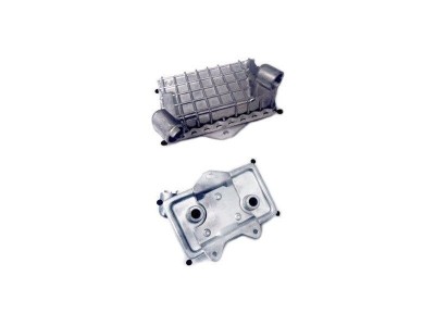 Radiator racire ulei motor, termoflot Mercedes Clasa C (W202), 05.1993-05.2000, motor 2.2 d, 70 kw; 2.5 D, 83 kw, diesel, cv automata, C220, C250 die foto