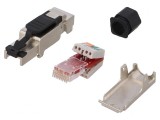Mufă RJ45 Ecranată Cat 6a 8P8C, Logilink