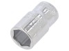 Cap HEX tubular 5mm 1/4 24,7mm oțel aliat 6 puncte