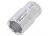 Cap tubular HEX 13mm 1/4 24,7mm o&Aring;&pound;el aliat 6-puncte