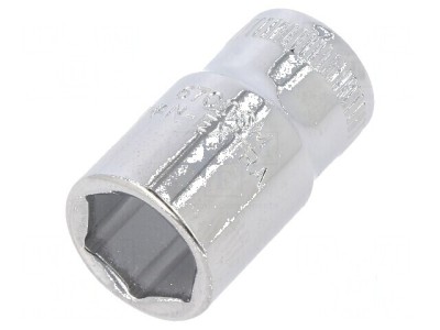 Cap HEX tubular 5mm 1/4 24,7mm oțel aliat 6 puncte foto