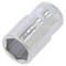 Cap HEX tubular 5mm 1/4 24,7mm oțel aliat 6 puncte