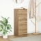 vidaXL Bufetă cu sertare Stejar Artisan 37,5x35x99 cm Lemn prelucrat 861768