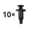 Set 10 clema fixare plastic Honda Accord (sedan), Legend, Prelude; Lexus ES; Toyota Camry, Celica, Hilux, 4Runner, bara si ornamente