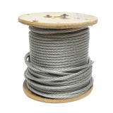 Cablu otel galvanizat Diametru 8 mm, structura 6x19, lungime 100 m/rola, sarcina maxima 3480 Kg, standard DIN 3060, greutate 22 Kg