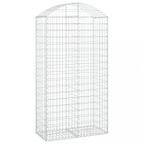 Cumpara ieftin Cos gabion arcuit, 100x50x180/200 cm, fier galvanizat
