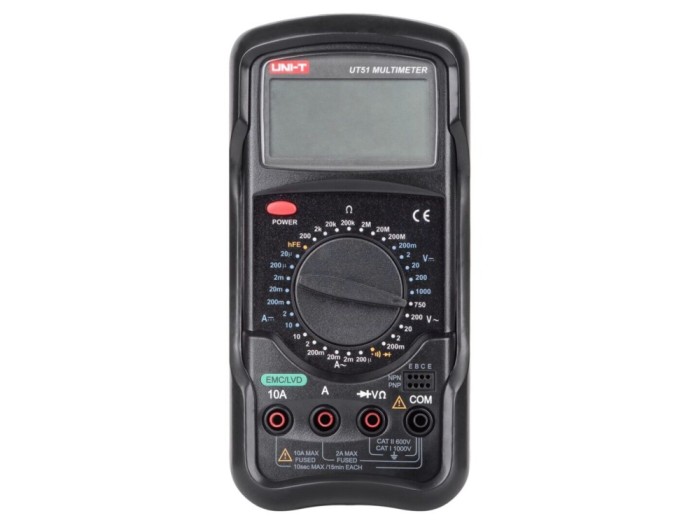 Multimetru digital LCD cu semnal acustic