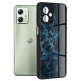 Cumpara ieftin Husa Motorola Moto G54 Antisoc Personalizata Nebuloasa Albastra Glaze