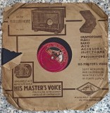 Casuta noastra, Arz'o focul dragostea, Dorel Livianu// disc patefon/gramofon His Master's Voice