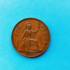 1 Penny 1945 Anglia-XF++ In realitate arata mai bine