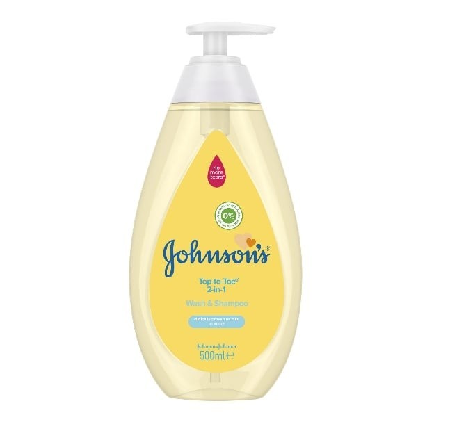 Lotiune de spalare si sampon Johnson&#039;s Baby 2in1 Top-to-Toe, 500ml