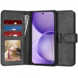 Husa pentru Oppo Reno16 F / Reno16 FS, Techsuit, Diary Book, Neagra