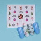 Cumpara ieftin Abtibild Unghii SensoPRO Milano Christmas Wonderland Edition, QY-SD024