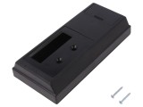 Carcasă montare pe perete ABS neagră 81x170x32mm