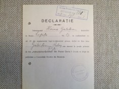 1939, Declarație Școala etatizată a Comunități evreiești/ Instrucțiunea-Goldfarb