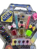 Set Machiaj Fete I Am A Girl, Lacuri Unghii, Sclipici, Accesorii, Multicolor, +6 Ani