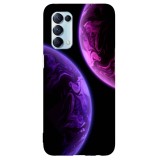 Husa compatibila cu Oppo A31 model Sister Planets, Silicon, TPU, Viceversa, Transparent, Carcasa