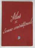 ATLAS DE SEMNE CONVENTIONALE , CARACTERE DE SCRIS SI PRESCURTARI , 1952