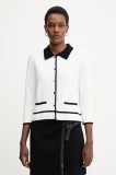 Morgan cardigan culoarea alb, light, MJIM