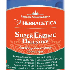 Super Enzime Digestive, 30 capsule, Herbagetica