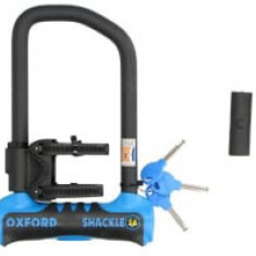 Anti-furt disc frână Shackle14 OXFORD colour black/blue 260mm x 177mm mandrel 14mm