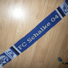 Fular al suporterilor Echipei Fotbal FC Schalke Germania ,L= 154 cm