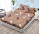 Cumpara ieftin Husa Pat cu Elastic 3 Piese 180x200 cm + 2 Fete Perna 50x75 cm Hector HP067