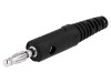 Mufă Banană 4mm Neagră 32A 70VDC
