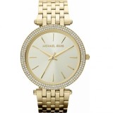 Ceas Dama Michael Kors Darci MK3191 Argintiu, 39mm, Bratara Metalica, Rezistent Apa 5ATM