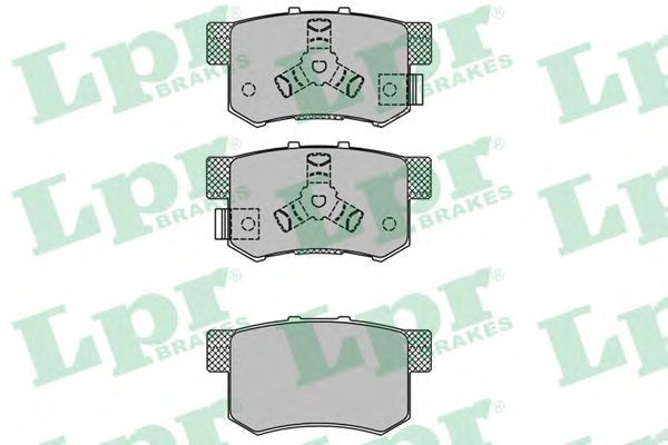 Set placute frana,frana disc HONDA ACCORD VIII TOURER (2008 - 2016) LPR 05P1404