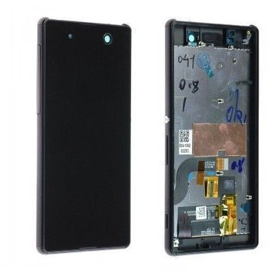 Ansamblu display touchscreen rama Sony Xperia M5 negru foto
