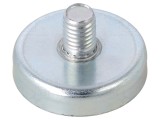 Magnet fix ferită ELESA GANTER GN 50.3-HF-32-M6, 80N, &Oslash;32mm, H7mm, oțel