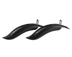 Set 2 aparatori noroi pentru biciclete, roti 12&quot;, culoare negru Cod:AWR2180