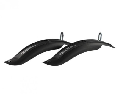 Set 2 aparatori noroi pentru biciclete, roti 12&amp;quot;, culoare negru Cod:AWR2180 foto