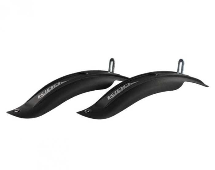 Set 2 aparatori noroi pentru biciclete, roti 12&quot;, culoare negru Cod:AWR2180