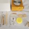 Aparat electric de OLAR , Vevor, 220-240 V, Putere 30 W, 3 roti rotative, Galben, FUNCTIONEAZA ,ESTE NEFOLOSIT .